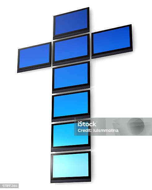 宗教とメディア - パソコンモニタのストックフォトや画像を多数ご用意 - パソコンモニタ, 投射スクリーン, 教会