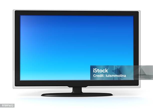 Foto de Tv De Alta Definição Ou Do Monitor Lcd e mais fotos de stock de Equipamento - Equipamento, Figura para recortar, Fotografia - Imagem