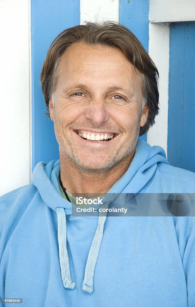 Felice sorridente uomo'40. - Foto stock royalty-free di 40-44 anni