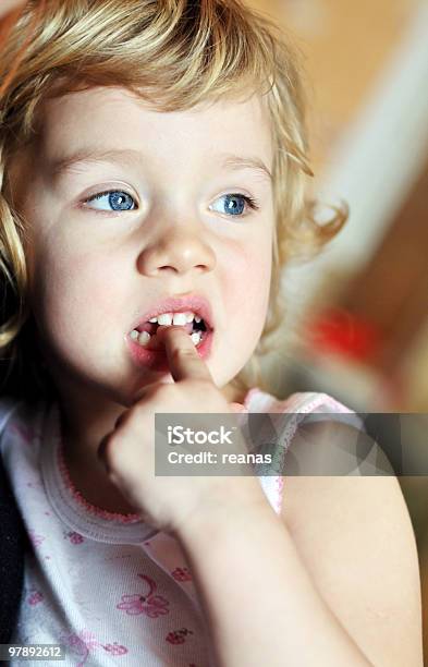 Nailbiting Stock Photo - Download Image Now - Biting, Child, Fingernail