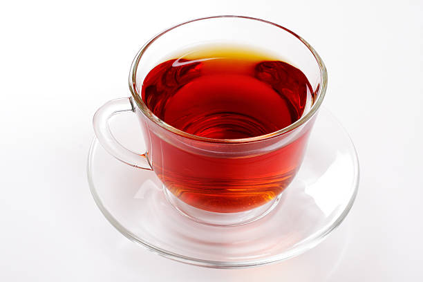 istock Cup of hot tea over white, studio isolated 97892771