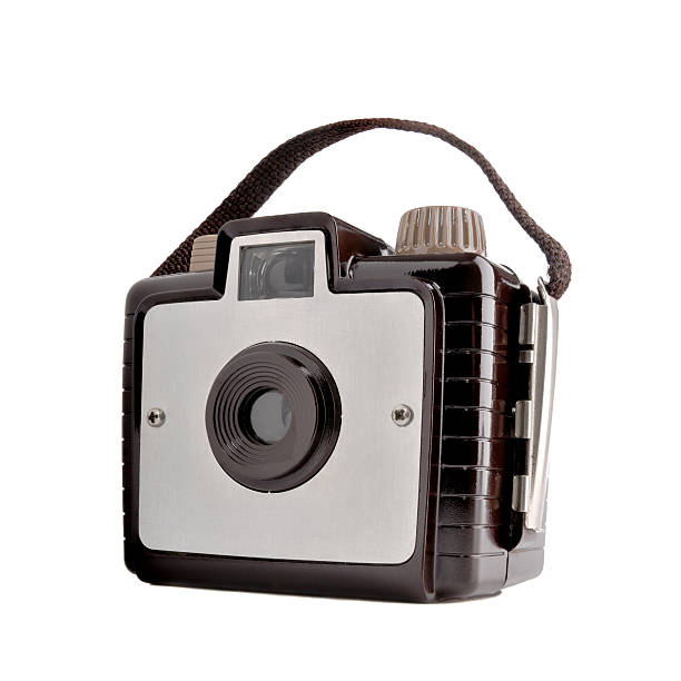 istock Old vintage film camera 97892945