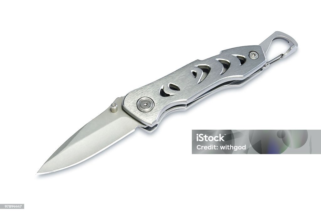 clasp steel knife with a latch hook  Color Image Stock Photo