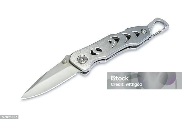 Clasp Steel Knife With A Latch Hook Stock Photo - Download Image Now - Color Image, Handle, Hands Clasped