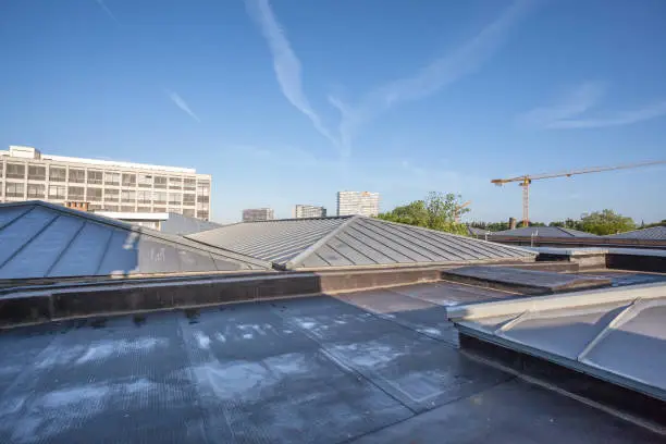 Photo of cooling on a flat roof