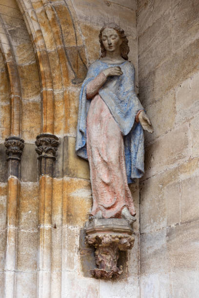 istock madonna figure on ancient church wall 978964404