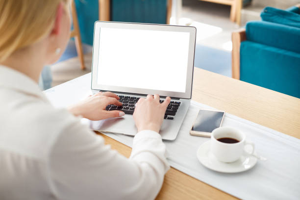 istock Beautiful young woman working in morning time 978969450