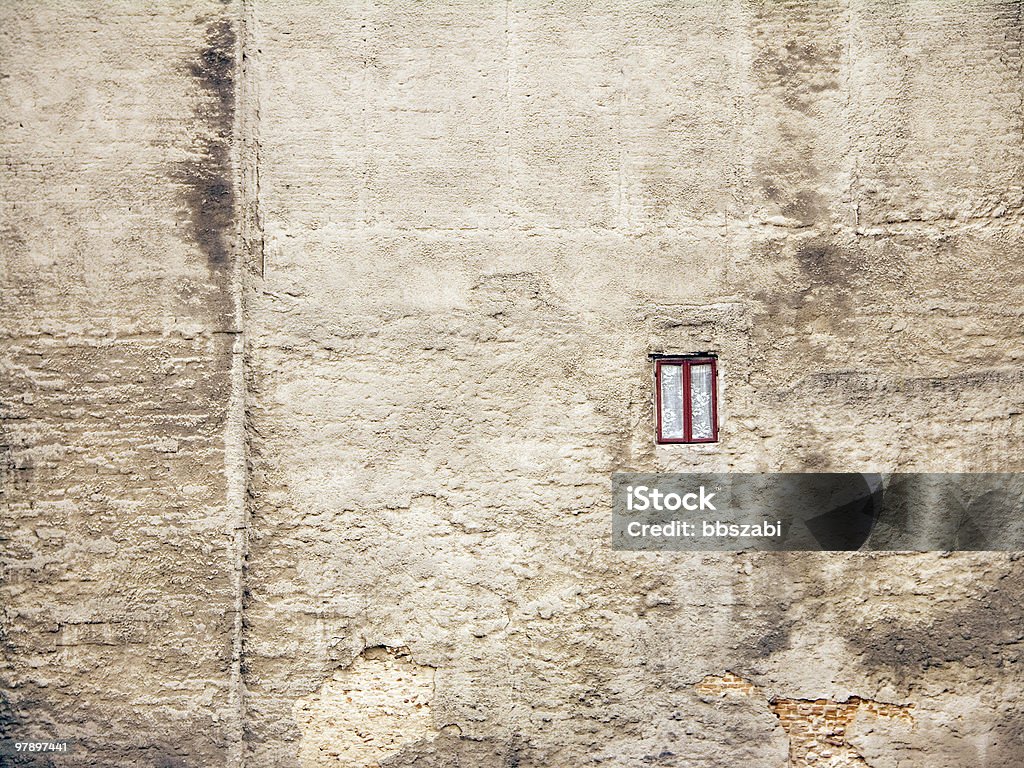 Fenster und in die Wand - Lizenzfrei Bauen Stock-Foto