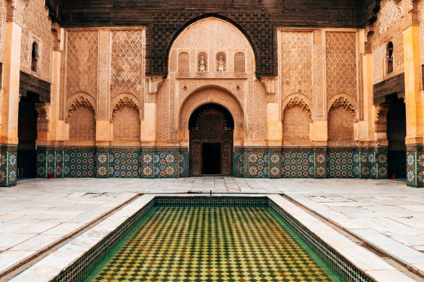 istock colorful ornamental tiles at moroccan courtyard 978978034