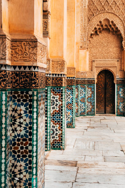 istock colorful ornamental tiles at moroccan courtyard 978978100