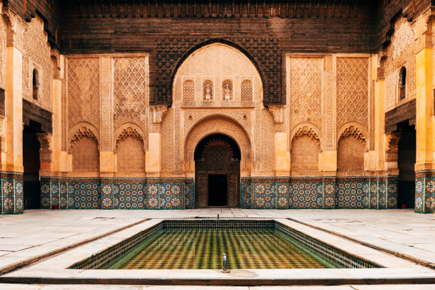 istock colorful ornamental tiles at moroccan courtyard 978978130
