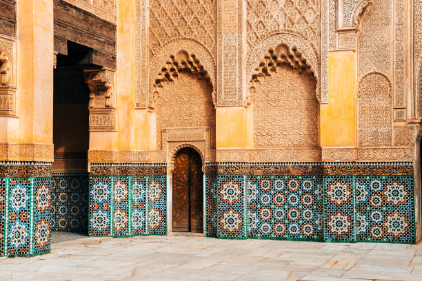 istock colorful ornamental tiles at moroccan courtyard 978978198