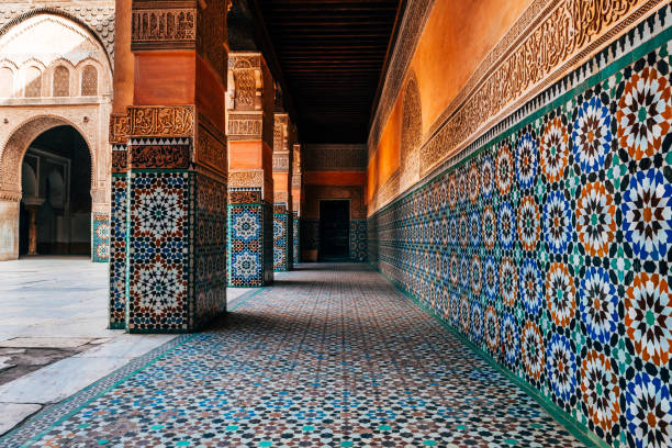 istock colorful ornamental tiles at moroccan courtyard 978978206