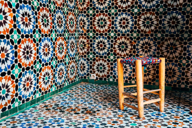 istock colorful ornamental tiles at moroccan courtyard 978978234