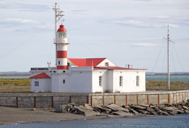 istock Lighthouse at Punta Delgada along the Strait of Magellan, Chile 978989344
