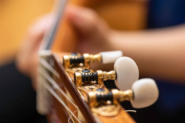 istock Headstock of a spanish guitar. 978991968