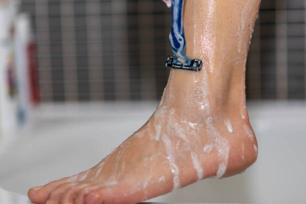 istock Female hair removal. 978992530