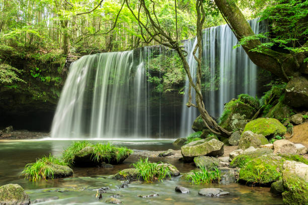 istock NABE-GA-daki, Nabi-ga-waterfall, Kumamoto Japan 978996300