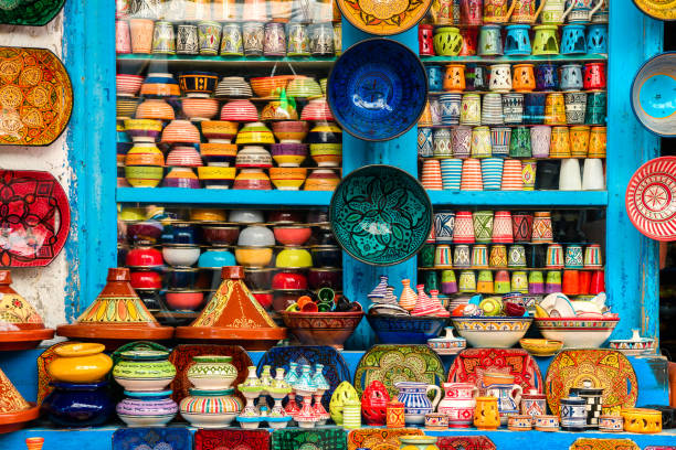 istock colorful crockery at moroccan shop 978997500