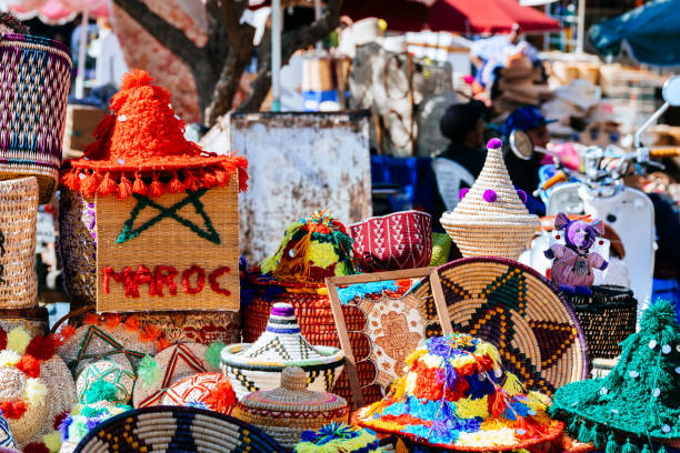 istock handicrafts at moroccan market stall 978999960