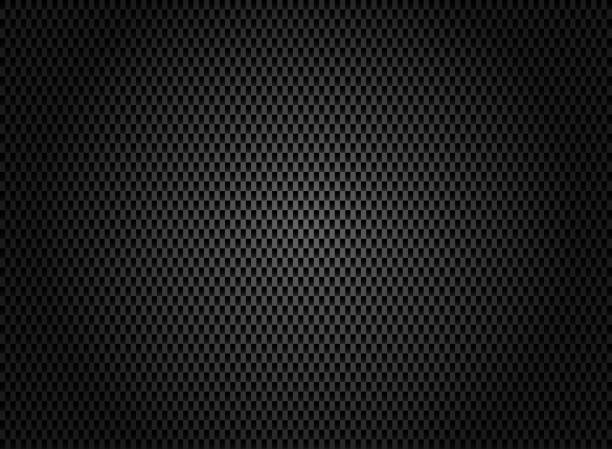 Abstract carbon fiber texture on dark background. Abstract carbon fiber texture on dark background. Vector illustration car geometry stock illustrations