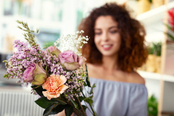 istock Selective focus of a flower bouquet 979009566