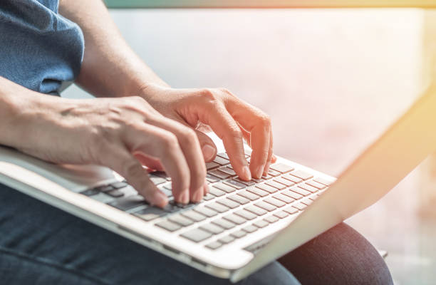 istock Digital lifestyle blog writer or business person using smart device working on internet communication technology 979009680