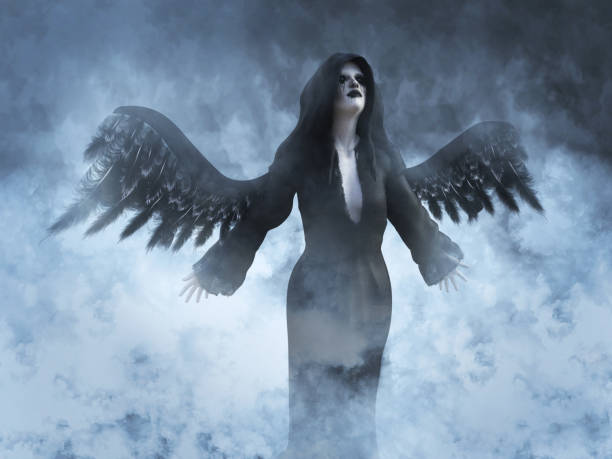 istock 3D rendering of a death angel. 979013030