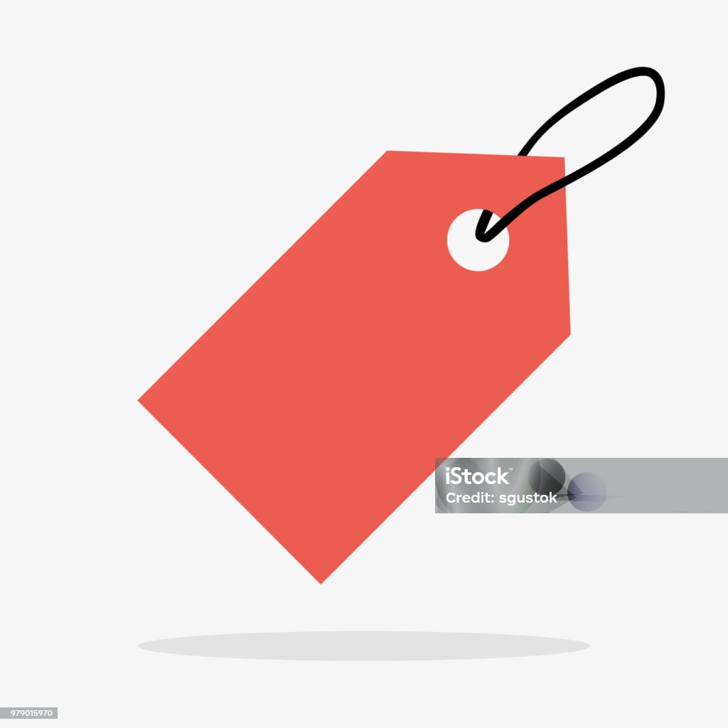 Price Tag Icon In Vector Stock Illustration - Download Image Now