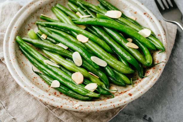 istock Classic Green Bean Almondine 979021226