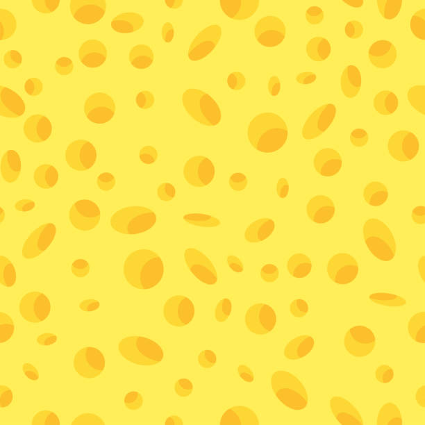 ilustrações de stock, clip art, desenhos animados e ícones de cheese seamless pattern - cheese wheel cheese cheddar wheel
