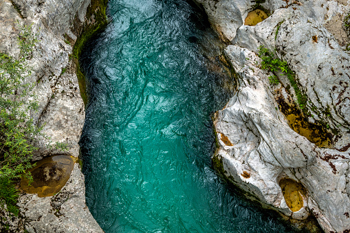 River Soca Close Up,Trenta valley,Primorska,Julian Alps\nSovenia,Europe,no logos,Nikon D850