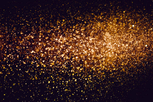 istock Christmas blur bokeh background texture abstract light glittering stars on bokeh. glitter vintage lights background 979038918
