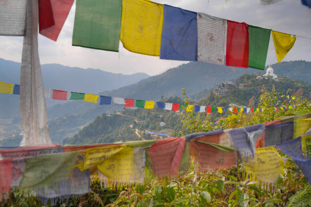 istock colorful waving prayer flags 979044360