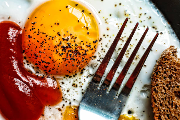 Fried eggs, Eggs, scrambled eggs, Breakfast, Breakfast, Healthy