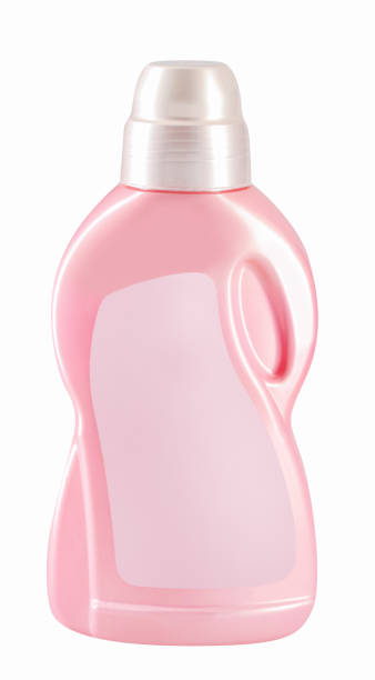 istock Pink fabric softener blank bottle 979067746