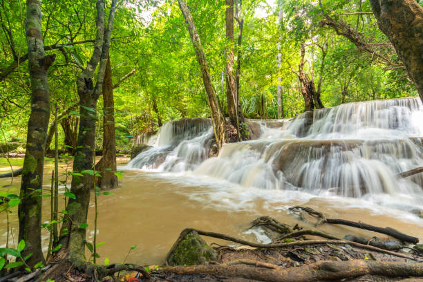 istock Huai Mae Kamin, beautiful waterfall 979067816