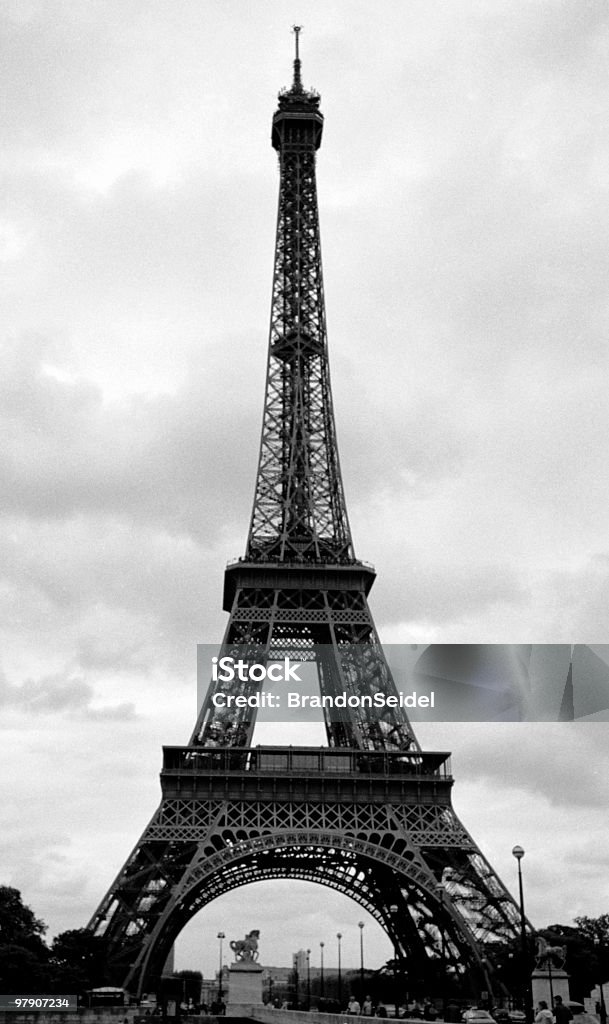 Torre Eiffel en París, Francia - Foto de stock de Blanco - Color libre de derechos