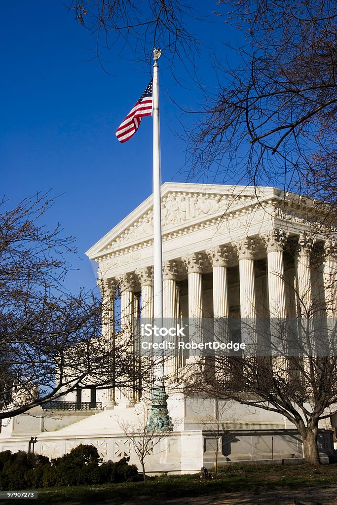 오후 맑음 on the U.S. Supreme Court - 로열티 프리 0명 스톡 사진