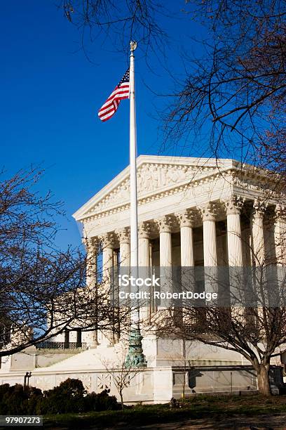 오후 맑음 On The Us Supreme Court 0명에 대한 스톡 사진 및 기타 이미지 - 0명, 계단, 국제 관광명소