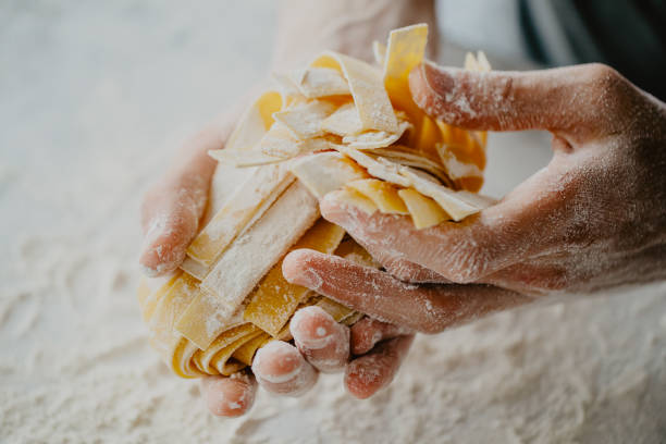 istock Chef making traditional italian homemade pasta 979074786