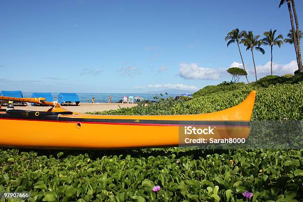 Havaiano Outrigger - Fotografias de stock e mais imagens de Amarelo - Amarelo, Ao Ar Livre, Big Island - Ilhas do Havai