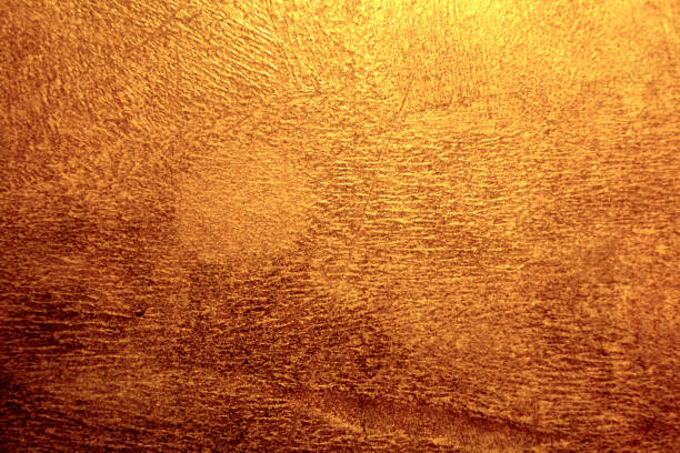 istock Golden metal texture background with high details 979103978