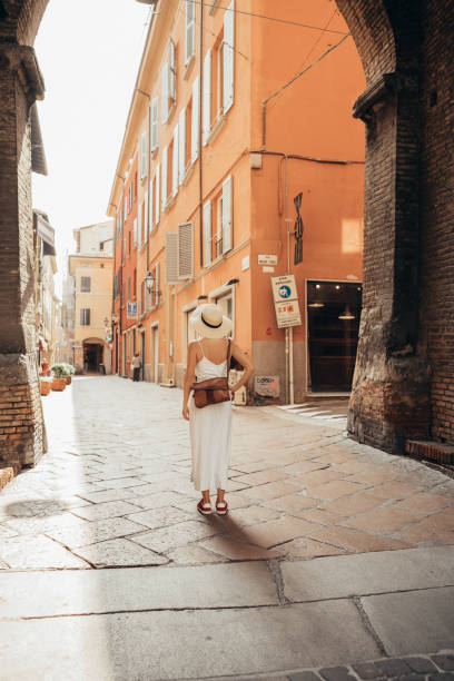 istock Woman walking in bologna 979104930