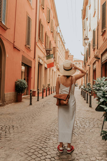 istock Woman walking in bologna 979105676