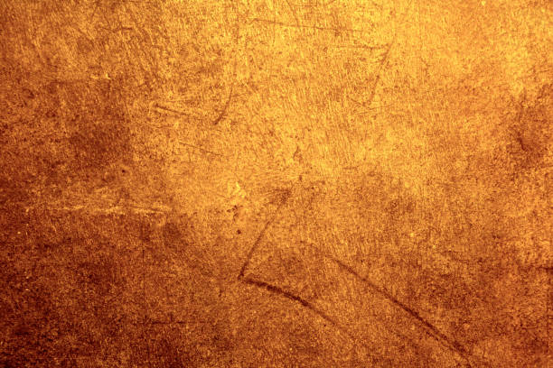 istock Golden metal texture background with high details 979108656