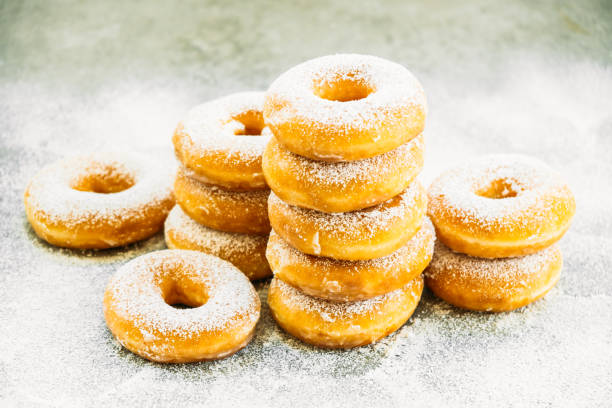 istock Close-Up Of Donuts On Table 979120738