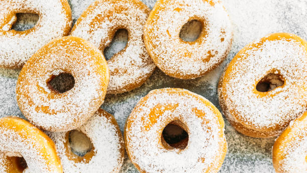 istock Close-Up Of Donuts On Table 979120820