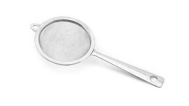 istock Tea strainer stainless steel on white background 97914598
