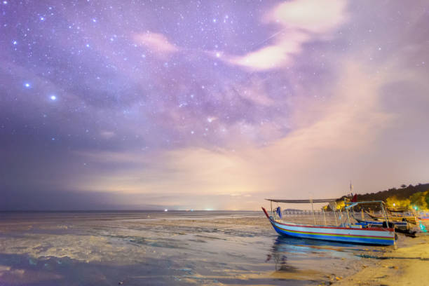istock Beautiful milkyway galaxy stars view for cosmos background 979164328